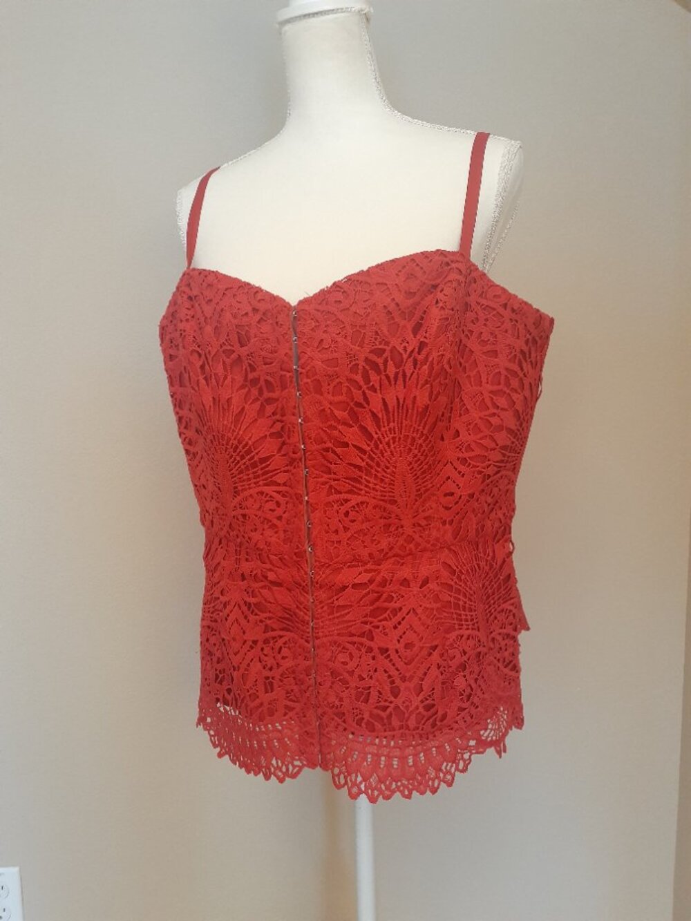 City Chic Lace Corset Style Top